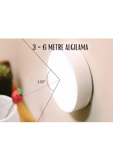 Unichrome Hareket Sensörlü USB Şarjlı Mıknatıslı LED Işık Gece Lambası