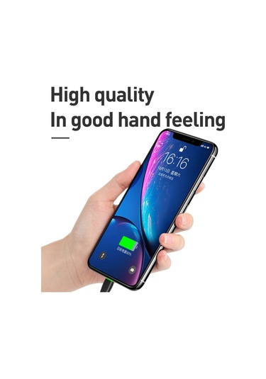 Mcdodo Ca-6363 Uçan Balık Serisi 8 Pin - Usb Led Kablosu, Uzunluk: 1.8m Siyah