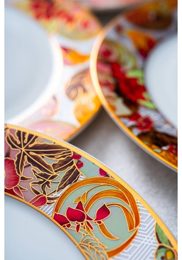 Dream 6 Parça Pasta Tabağı - 20.5 Cm Renkli