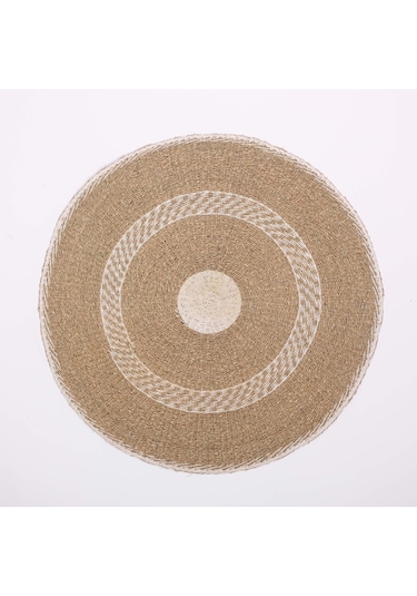 Doğal Deniz Sazı 120 Cm Dekoratif Halı & Duvar Dekoru Bej