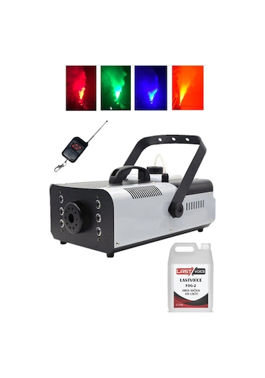 Quenlite Ql-2000Rgb-Lk Sis Makinası 2000 Watt Led Işıklı Uzaktan