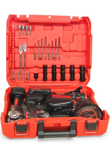 Specco BS20V-002SET Kömürsüz Akülü 3'lü Set - 40 Parça Aksesuar Seti