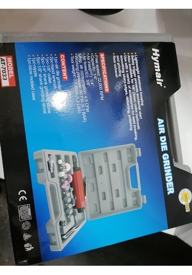 Hymair Havalı Kalıpçı Taşlama Seti At-7033