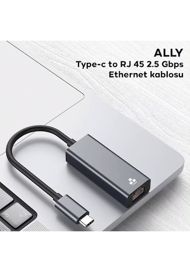 Ally Type-c To Rj 45 2.5 Gbps Ethernet Kablosu