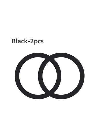 Untoom 2'li Paket Magsafe Manyetik Plaka Halkası - Evrensel Araç Tutucu Ve Kablosuz Şarj Desteğiblack Black