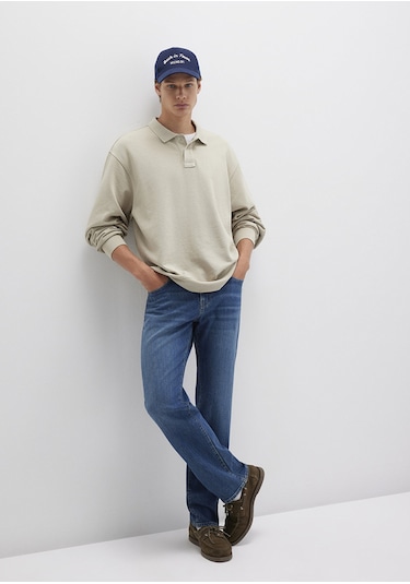 Mavi - Lisbon Classic Denim Puslu Vintage Koyu Mavi Jean Pantolon 0010039-90818 Koyu Mavi