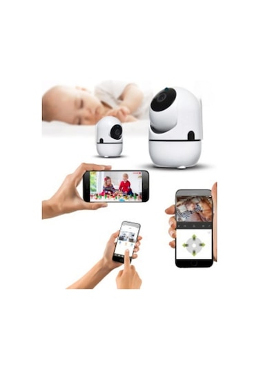 Tosbai 1080P Sesli 360 Derece Güvenlik Bebek Telsizi Kamerası