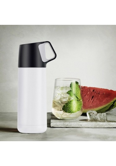 Pazly Paslanmaz Çelik Termos - 500ml Uzun Süre Sıcak Tutar, Kaymaz Tabanlı Ofis/araç İçin