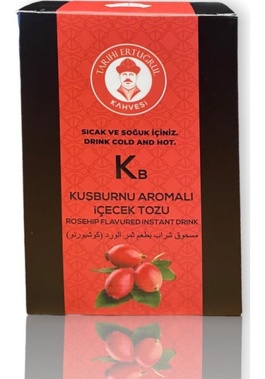 Tarihi Ertuğrul Kahvesi Kuşburnu Aromalı İçecek Tozu Kutu 200 G