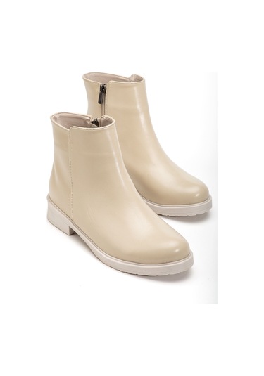 165-204 Bej Yanki Günlük Kadın Bot Bej