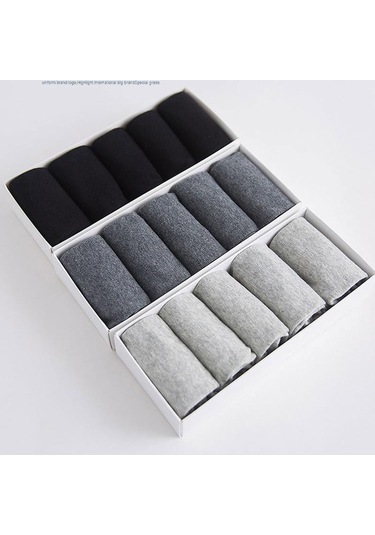 Beyaz 5 Çift/grup Yüksek Kaliteli Erkek Pamuk Çorap Iş Sonbahar Kış Deodorantı Nefes Adam Uzun Çorap Beyaz