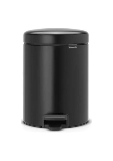 Brabantia Newicon Matt Black Pedallı Çöp Kutusu 5 L Siyah