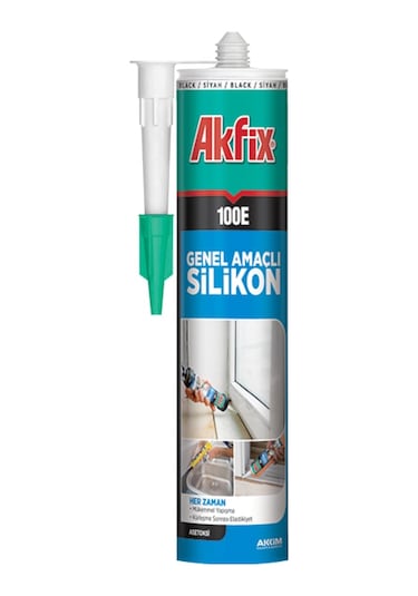 Akfix 100E Beyaz Silikon 280Ml