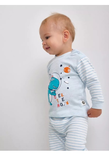 D&s Kids&babies Çocuk Pijama Takımı Pantolonlu 177286931 Mavi