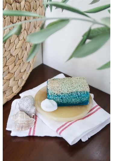 Doğal Kabak Lifli Okyanus Kokulu Sabun 120 Gr. Üçlü Set