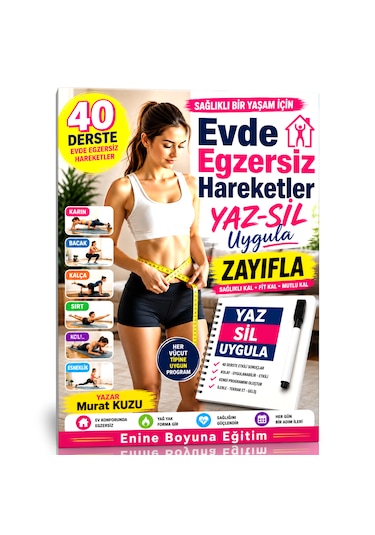 Evde Egzersiz Hareketler Yaz-sil Uygula Zayıfla