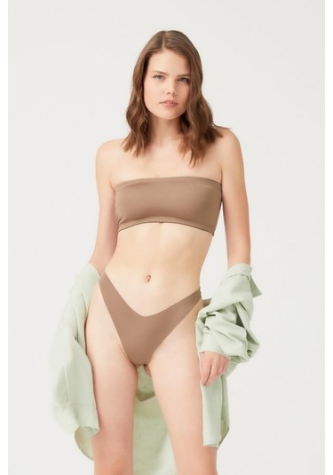 Lazer Kesim Kadın Brezilya Külot 3'lü Paket-2 Renkli-3 Çok Renkli