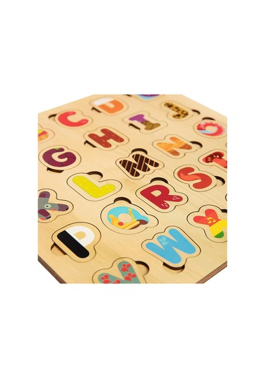 Rossie Ahşap Ingilizce Alfabe Eğitici Yapboz