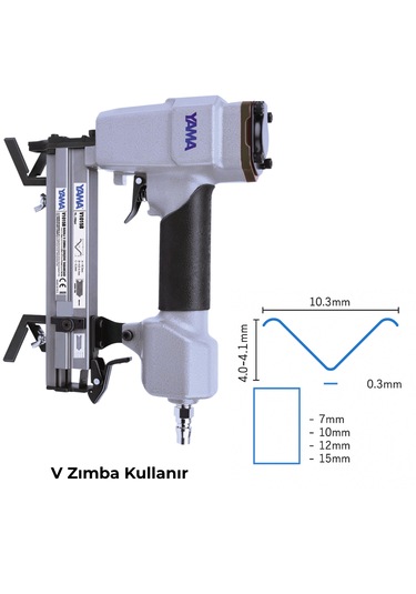 Yama YAT-V1015B Havalı V Zımba Çerçeve Tabancası