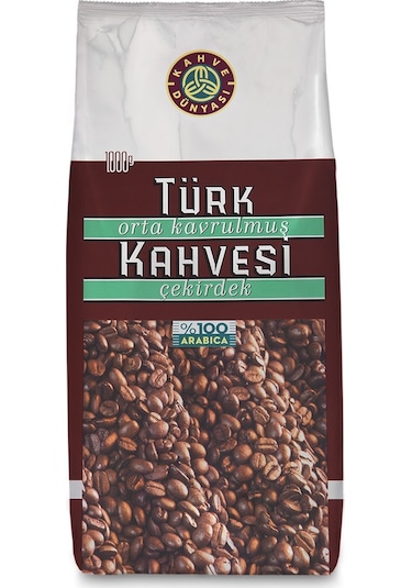 Kahve Dünyası Orta Kavrulmuş Türk Kahvesi Çekirdek 1 KG