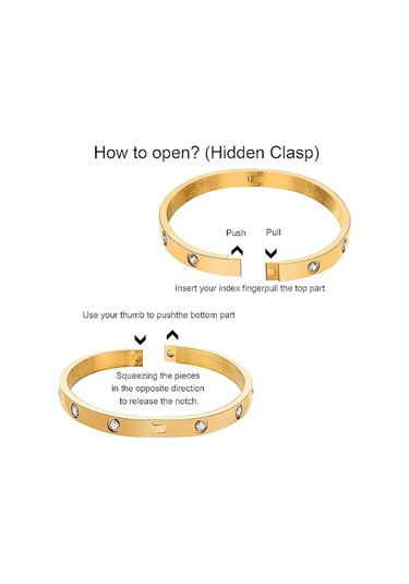 Gül Altın Paslanmaz Çelik Bilezik Solmayan Kadın Bileklik Takı