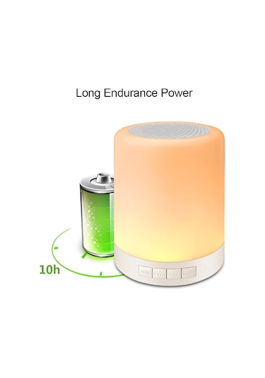Platoon CL-671 Rengarenk Dokunmatik Gece Lambası Özellikli Bluetooth Hoparlör