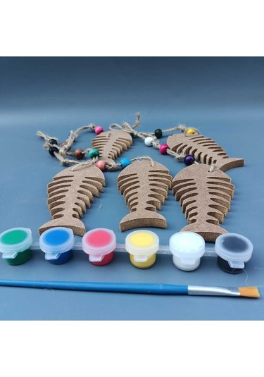 Na Neşeli Ahşap İpli Sarkaç Takımı Oda , Kapı , Duvar , Balkon , Bahçe ,yazlık Süsü. Okul Etkinlik ,ham Ahşap Boyama Model Karısıkset31