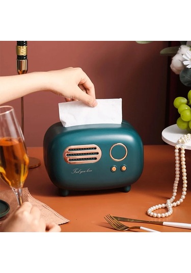 Pembe-kağıt Şekli Oturma Kaymaz Zanaat Tasarım Radyo Mendil Peçete Retro Durumda Yaratıcı Süs Dağıtıcı Modern Model Dekorasyon Kutusu