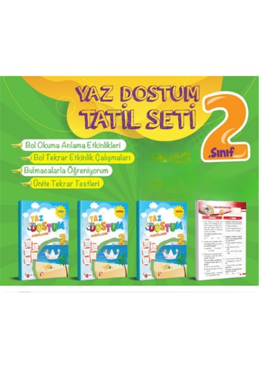 Yaz Dostum Tatil Fasikülleri / Yaz Tatili Kitabı 2. Sınıf