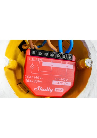 Shelly 1pmgen3 1kanallı Enerji Ölçer Akıllı Ev Anahtarı Wifi Röle