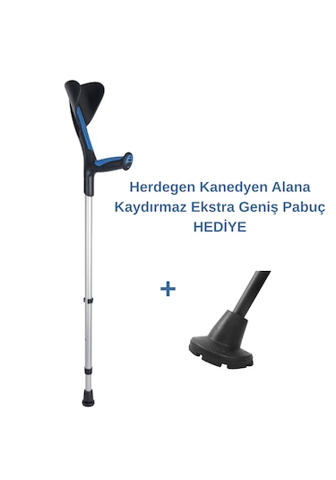 Fransız Herdegen Advance Koltuk Değneği / Kanedyen 1 Adet Mavi
