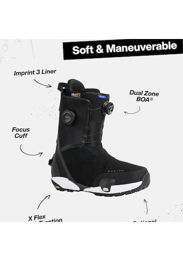 Burton Burton Waverange X Step On Boots Erkek Siyah Snowboard Botu 10011