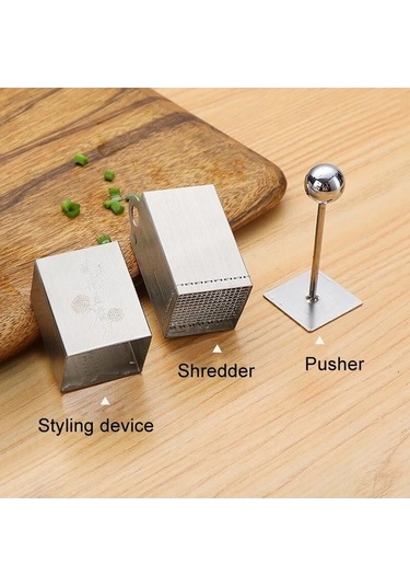 Primepickings Krizantem Parçalanmış Tofu Bıçak Kalıbı 304 Paslanmaz Çelik Mutfak Tofu Bıçağı Aleti Diğer