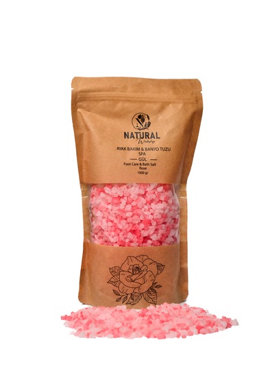 Natural Ayak Bakım & Banyo Tuzu Gül 1000 Gr