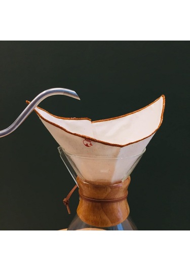 Yoga And Food Yıkanabilir, Kumaş, Organik Chemex Kahve Filtresi Ağartılmamış%100 Ham Pamuk - Ekolojik Filtre Chemex S