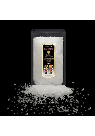Hanzade Bitkisel Limon Tuzu Tane Parça 1 KG