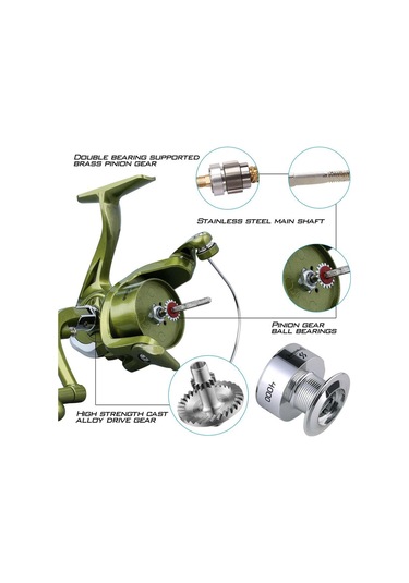 İplik Balıkçılık Reel 5 + 1 Rulman Topları 1000-4000 Serisi Metal İplik Makarası Tekne Kaya Balıkçılık Tekerlek 1000 Serisi