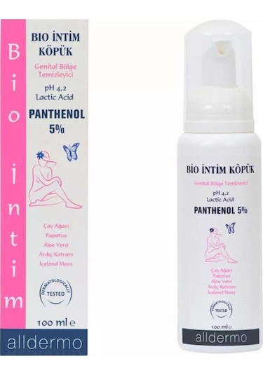 Alldermo Panthenol Bio İntim Temizleme Köpüğü 100 ML