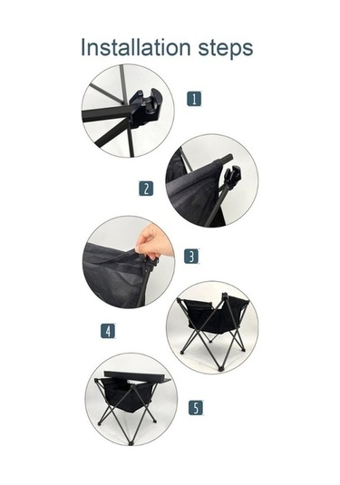 Bloomnest Taşınabilir Renkli Piknik Masası Katlanır Kamp İşlevli Hafif, Çok Renkli Alüminyum & Ew Çok Renkli Balıkçılık Barbekü Çok Renkli