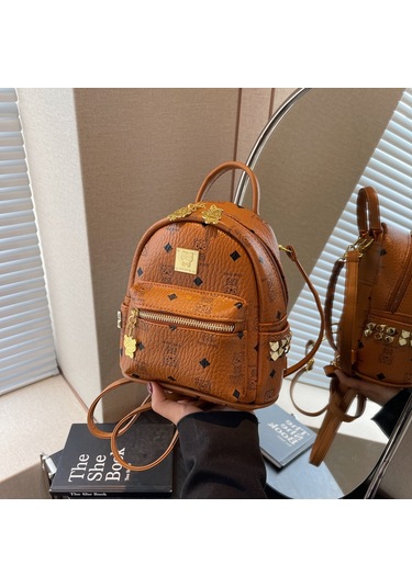 Lyon Sırt Çantası Kadın Sırt Çantası Yaz Modası Gelişim Öğrenci Günlük Çanta - Beyaz Beyaz