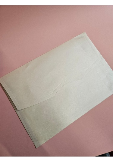 Zirve Zarf 16,5x22,5 Sedef Beyaz 65 Adet