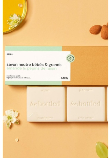 Unbottled Maxi Sabun Bebek ve Yetişkinler Için Nötr Katı Sabun