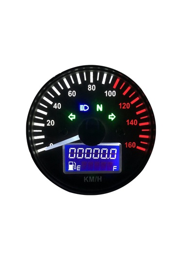 Evrensel 12 V Motosiklet Kilometre Led Dijital Takometre K13899