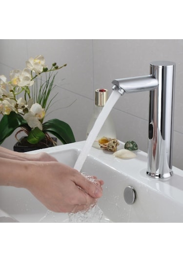 Suntek Alaşım Otomatik Sensör Lavabo Su Musluğu Eller Serbest