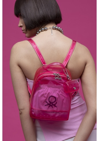 Unıted Colors Of Benetton Kadın Sırt Çantası C.bnt 1455 Fuşya