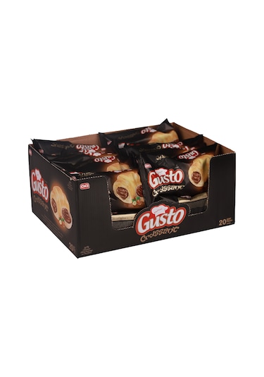 Gusto Kruvasan Çikolatalı 40 Gr. 20 Adet (1 Paket)