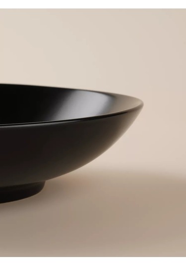 Sl Home Derin Tabak Seti 2 Parça, 380 Ml, Çapı 16,5 Cm 200580844 Siyah