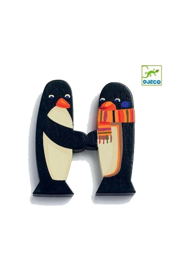 Djeco Harfler - H - Animals Letter