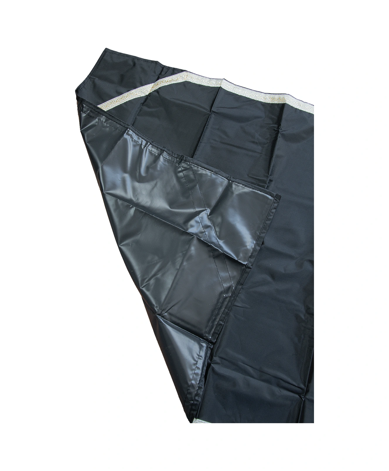 Çantalı Pratik Seccade - Katlanabilir, Su Geçirmez, Taşınabilir Namazlık Siyah