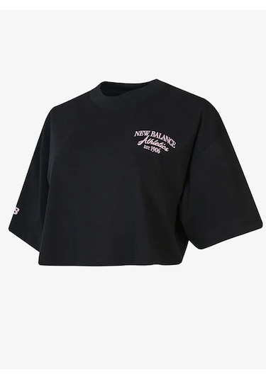 New Balence Wnt1639-soı Lifestyle Kadın T-shirt Siyah